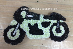 bsa-motorbike-funeral-tribute-flowers-doncaster-hydes-florist   £150          